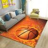 Tappeto 3D Area Basket Grande, Tappeto per Soggiorno Camera da Letto Divano Zerbino Decorazione Cucina, Tappetino Antiscivolo per Gioco Bambini