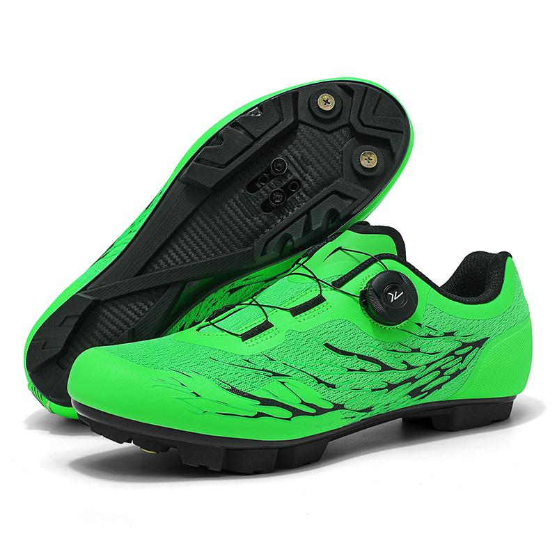 Sapatos de Ciclismo de Estrada Masculino Respirável Verão Travas de Bloqueio Automático Antiderrapante Sapato de Bicicleta de Montanha Masculino Sneaker de Corrida spd Leve
