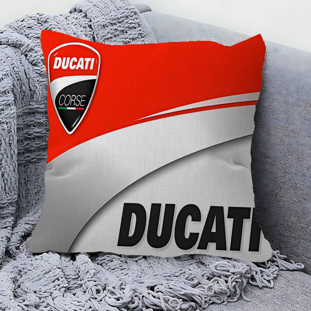 D-Ducati Motorcycle LOGO Cushion Cover Inches Farmhouse Decor Home Throw Pillow Covers for Couch Decorations