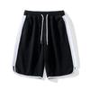 Color Blocked Shorts Men's Summer Outerwear Five Quarter Casual Pants Loose Retro Straight Leg Sports Pants