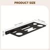 Tennis Racket Rack Display Holder Wall Mount Holds 4 Balls Racquets Organizer