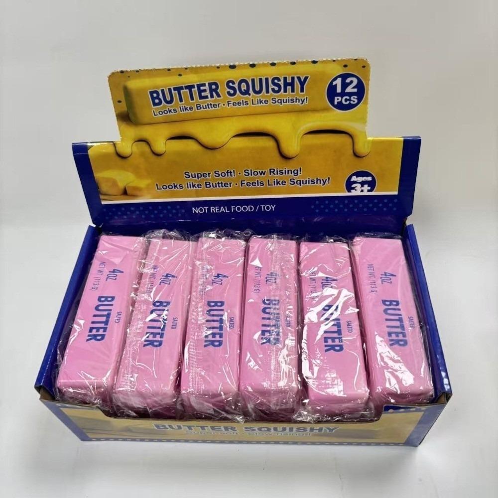 Soft Butter Stick Fidget Toy Slow Rebound Cheese Stick Squishy Toy Butter Stick Squishy Toy Adult