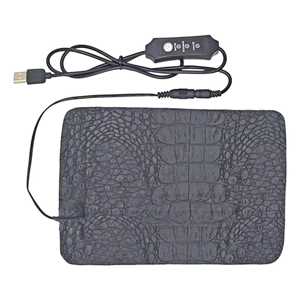 Pad 3 Level Adjustable Temperature Heater Resistant Small USB Tortoise Pets , 15x22cm