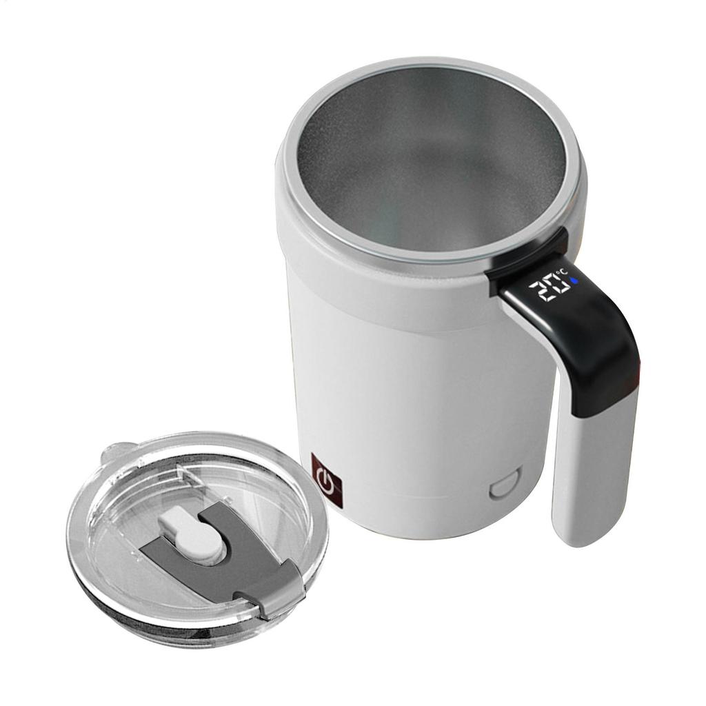 380ml Electric Automatic Stirring Mug Coffee Mug Self Mixing Mug Magnetic Rotating Electric Milk Cup Tea Cup with Temp Display