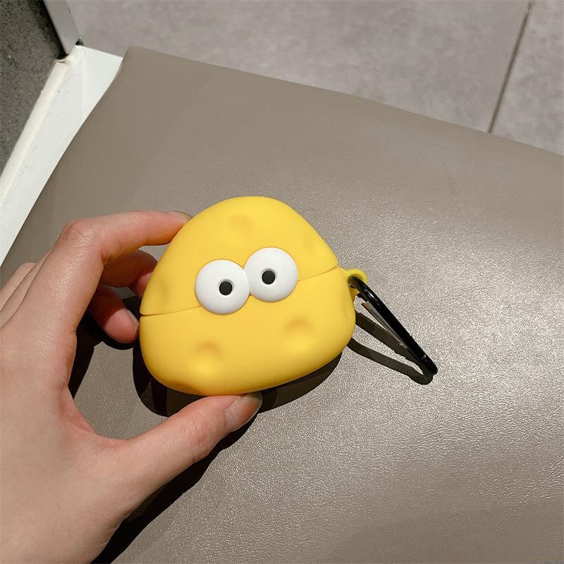 Cute Eye Cheese for AirPods 1 Generation Pro1 Protective Case Cartoon 1/1 Generation Apple Wireless Earphone Case