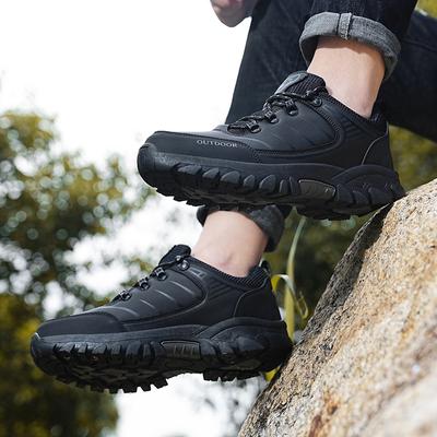 Men's Casual Outdoor Shoes Nonslip Hiking Camping Sneakers  Fashion Comfortable Thick Soled Footwear for Men