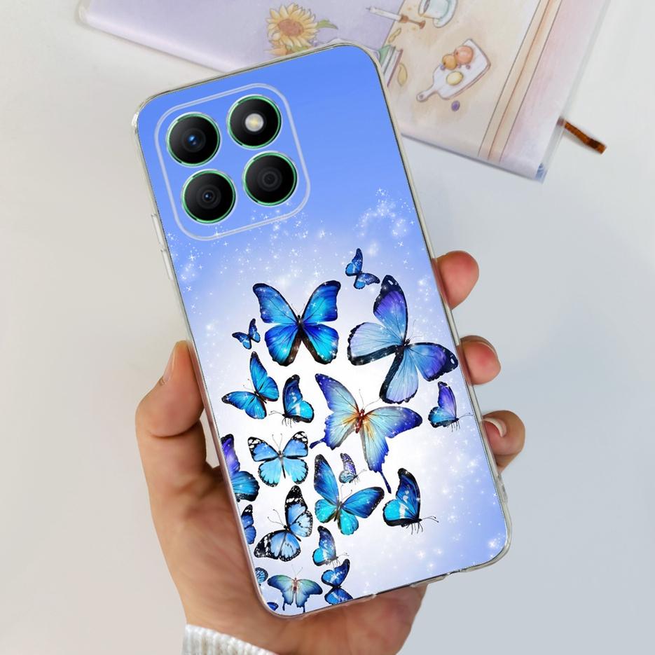 

For Honor X8b Case LLY-LX1 Cute Painted Cover 6.7 Clear Silicone Soft TPU Phone Case For Honor X8b X 8b HonorX8b Fundas Bumper Honor X8b