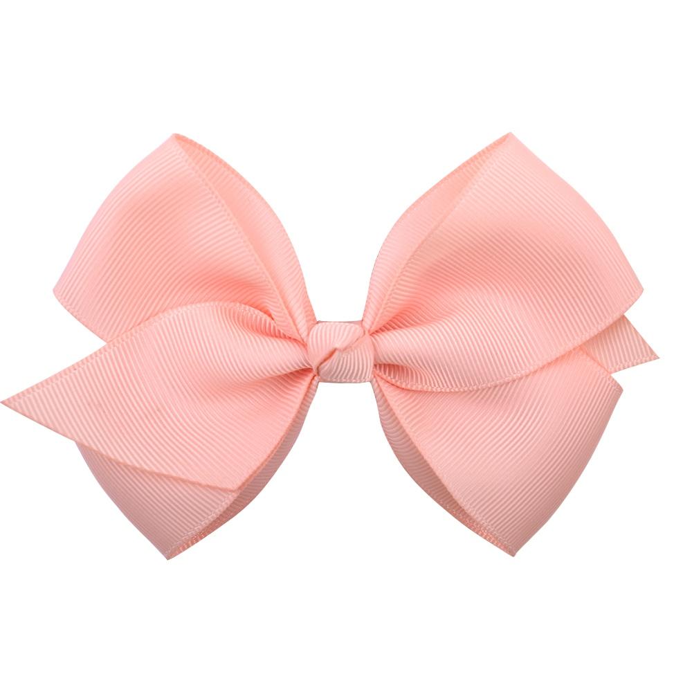 1pcs 4.5 Inches Sweet Candy Color Hair Bows With Clip Kids Girls Boutique Handmade Hair Clip Hairgrips Hair Accessories