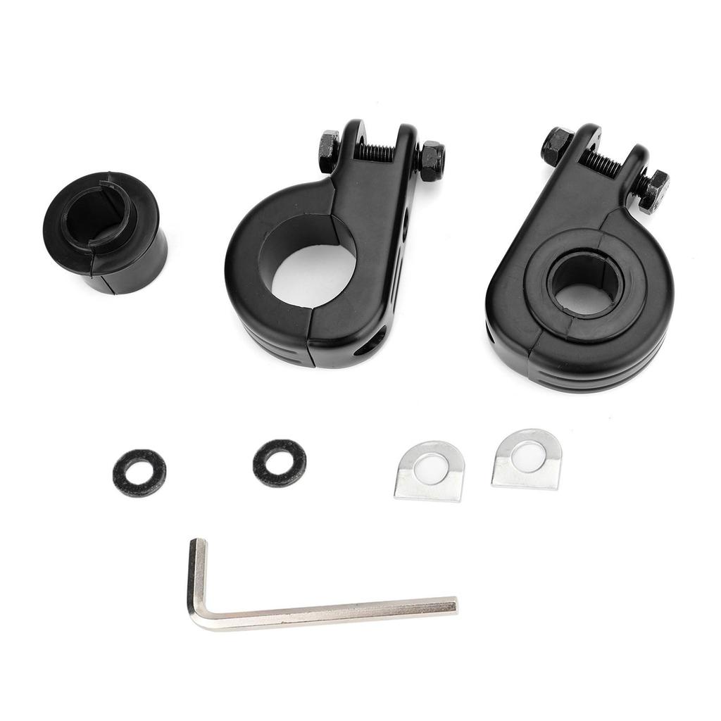 1.25" 32mm Engine Crash Bar Highway Foot Peg Mount Clamp Bracket For Dyna Chrome