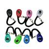 Oval Clicker Dog Training Device with Rope and Black Button