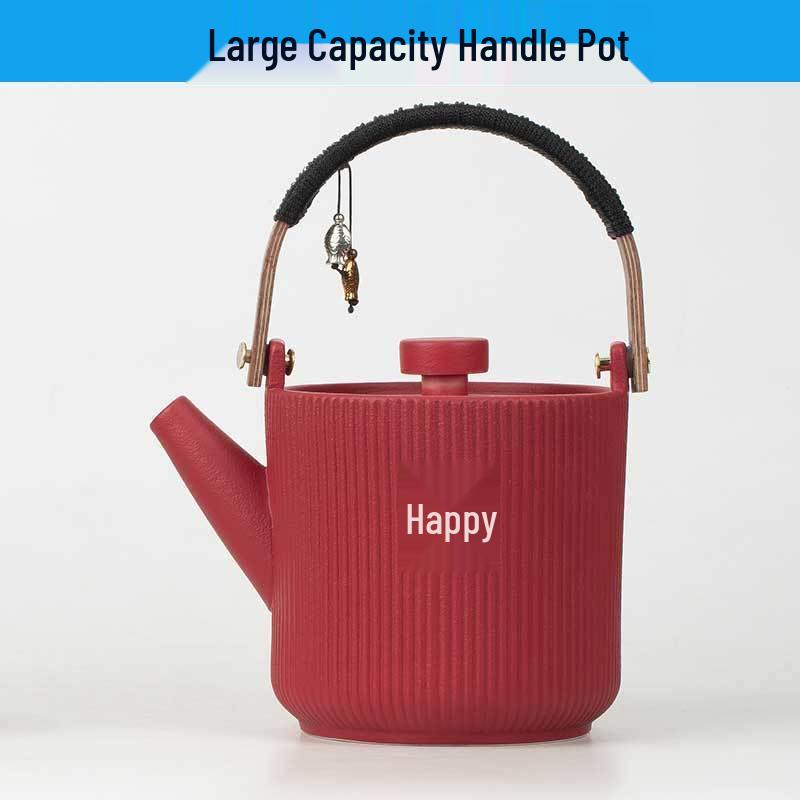 Wedding Tea Set: Teacups & Teapot Gift for Newlyweds, Perfect for Tea Ceremony, Toasting, & Dowry Souvenir