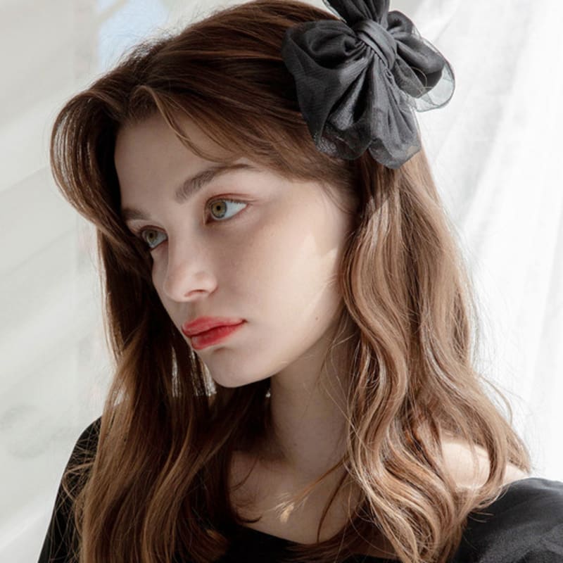 Jean Paul Clarisse Double Veil Ribbon Pin JP-22-066AB