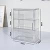 LABUBU Storage Box HD Transparent Plush Doll Clothes Vinyl Doll Macaron Blind Box Hanging