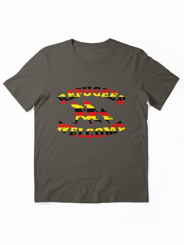 Crysis Refugees Welcome Germany Flag Colors Essential T-Shirt