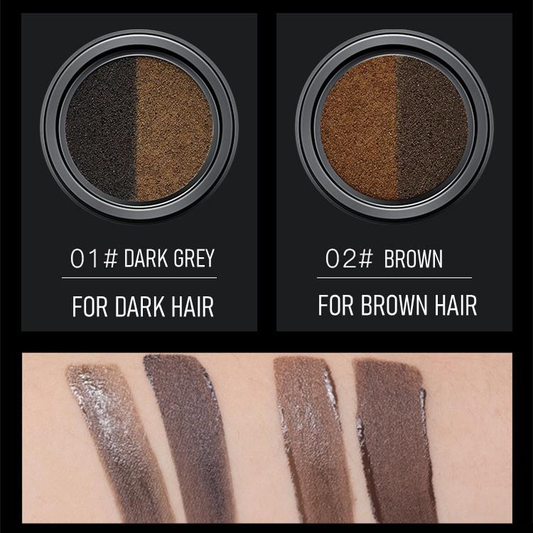 GECOMO Air Cushion Augenbrauen-Farbcreme, wasserfest, schweißhemmend, 2 Farben