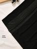 2024 Beach Vacation Mesh Swimsuit Long Cover-Up Dress - Sexy Round Neck Transparent Bikini Cover-Up