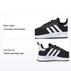 Originals X_PLR Fabric Non-Slip Breathable Low-Top Sports Casual Shoes Kids Sneakers Black White EF6091