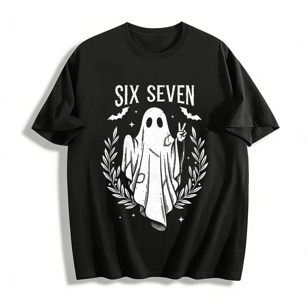 

Vintage Virgin Mary Print Casual Unisex Loose Fit T-Shirt Pure cotton T-shirt XXS
