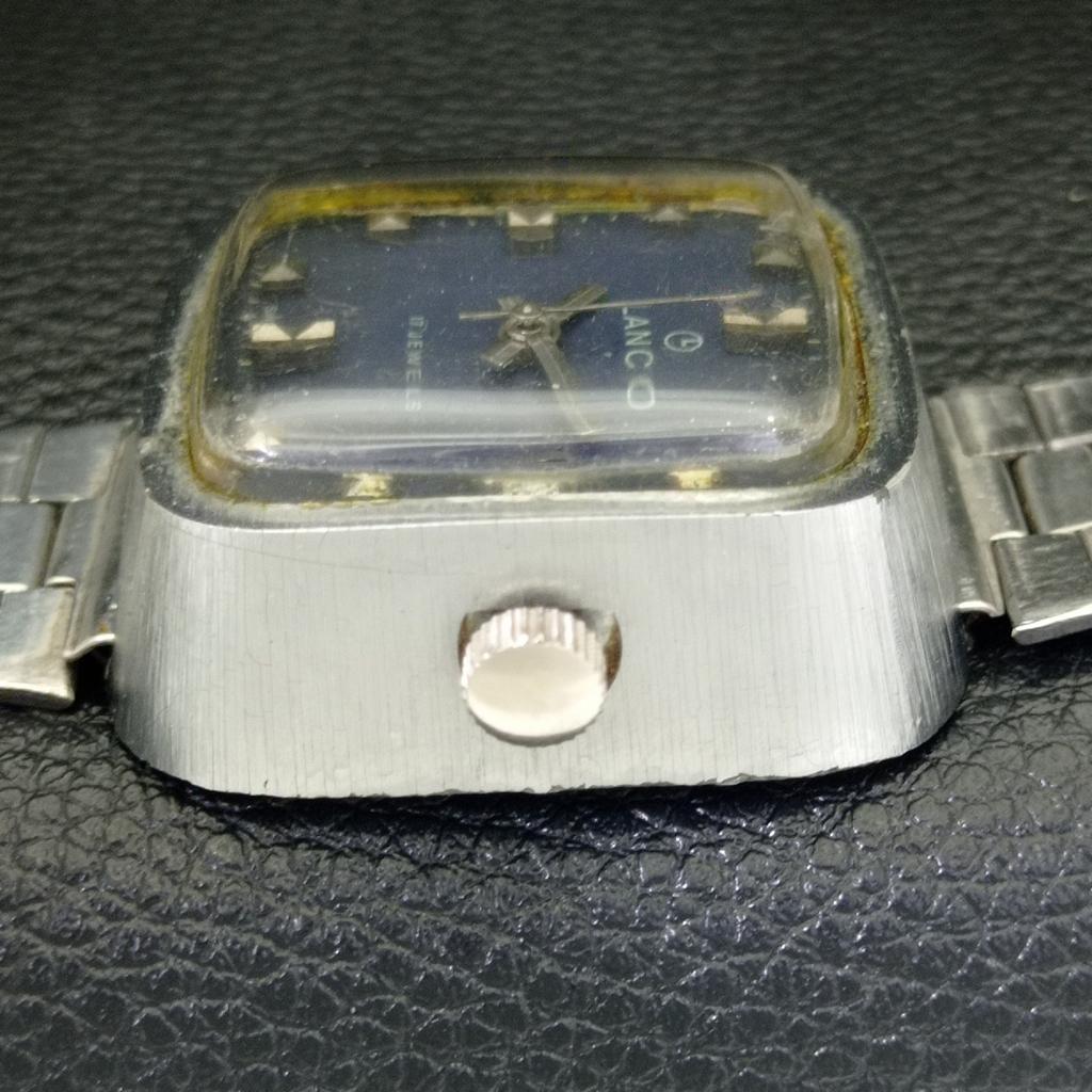 VINTAGE LANCO WINDING SWISS MENS ORIGINAL DIAL WATCH A700336-5 R202-a700336