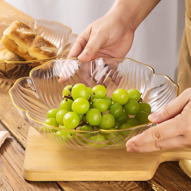Round Plastic Snack & Dessert Plate Set
