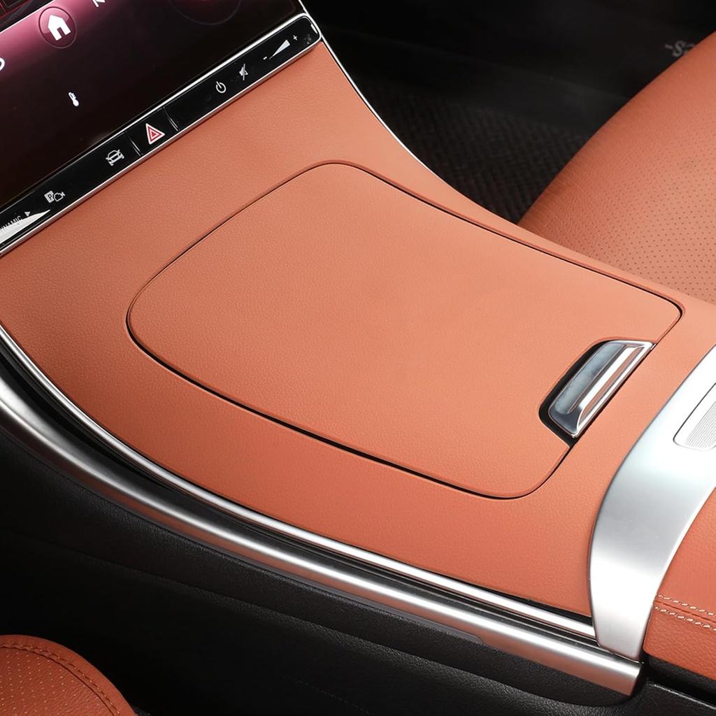 Car Center Console Gear Shift Panel Protector Cover Silicone Sticker Interior Washable Wrap Kit Fit for Mercedes-Benz W206 C-Class C300 C260 C200 AMG