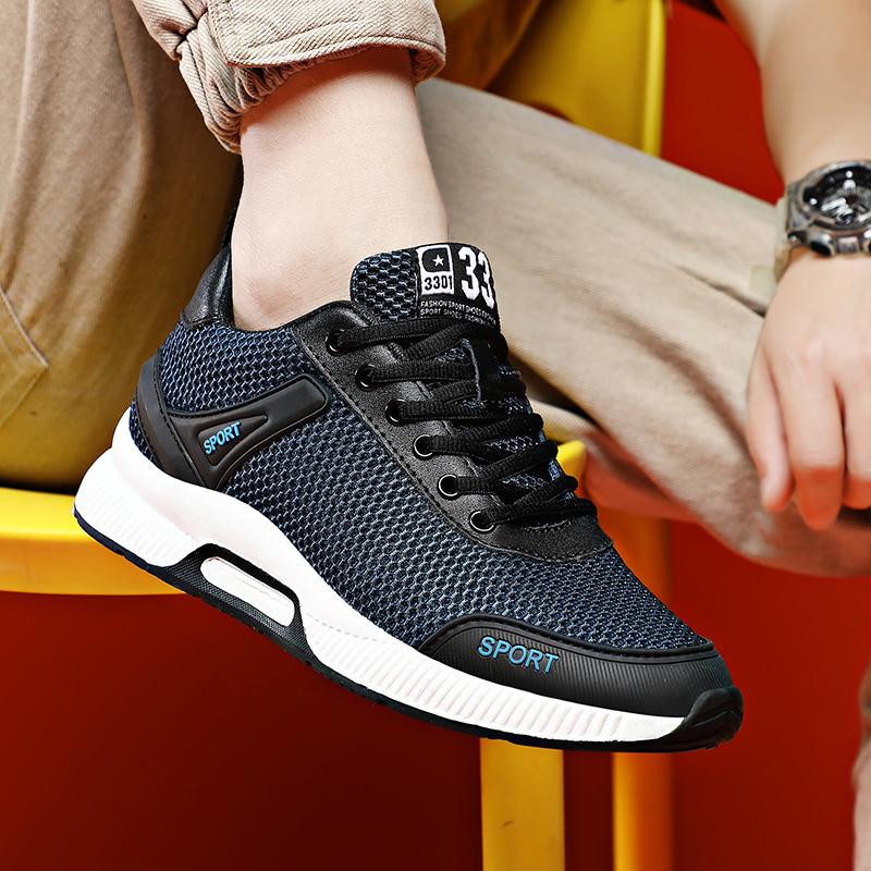 Men Sneakers Height Shoes Elevator Shoes Man Sports Heightening Shoes Height Increase Shoes Insole 6cm