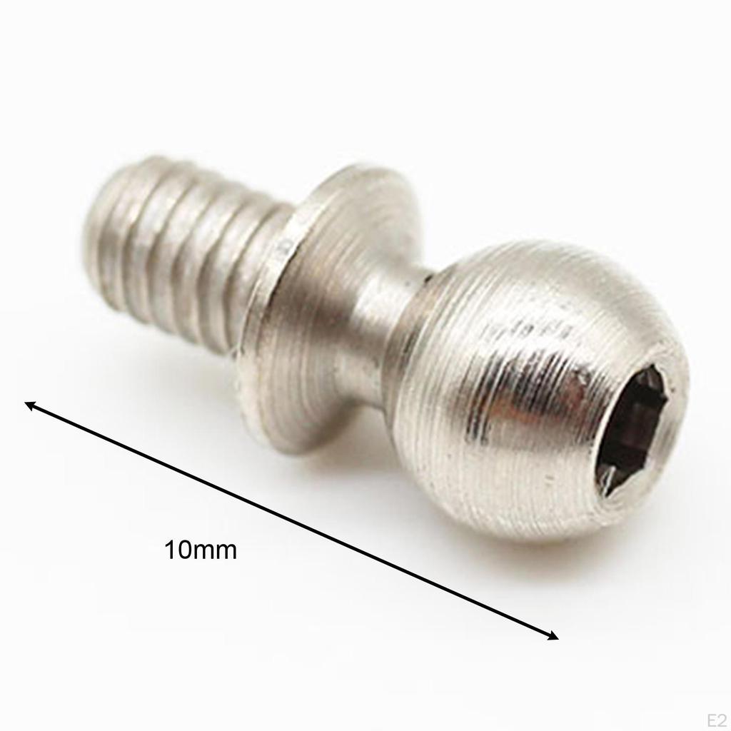 10Pcs Metal Ball Head Screws Fixing Durable Replacement Fasteners Spherical Bolts for 124017 124018