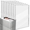 20/1x Clear Acrylic Card Holder with Triangle Display Stand Idol Photo Protective Sleeves Transparent Gaming Trading Card Holder