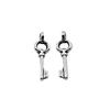 Simple Skeleton Key Charms Multi Color Alloy Pendants For Vintage Themed Jewelry