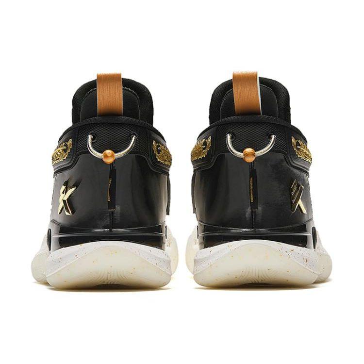 Anta KT9 Captains Log Men Sneakers White Black Gold 112341101-11