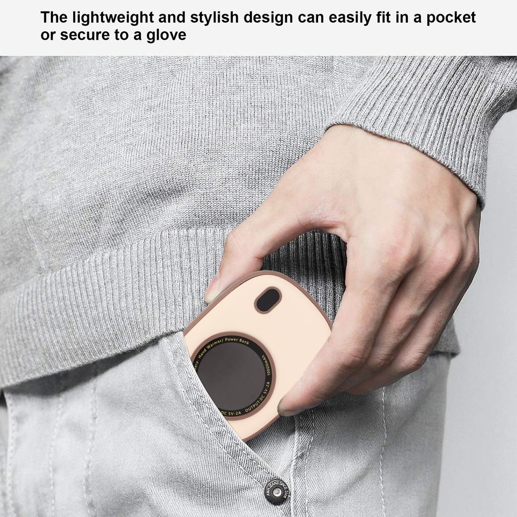 2 in 1   Hand Warmer 10000mAh   Lasting Hting Electronic Hand Warmer Rechargble for Camping Hunting Gift