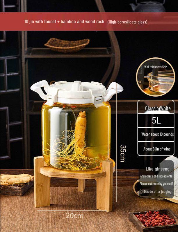 NaJiang Glass Infusion Jar with Tap