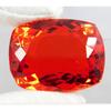 Huge Certified 164.85 Ct Mexican Fire Opal Red Orange Cushion Natural Gemstone