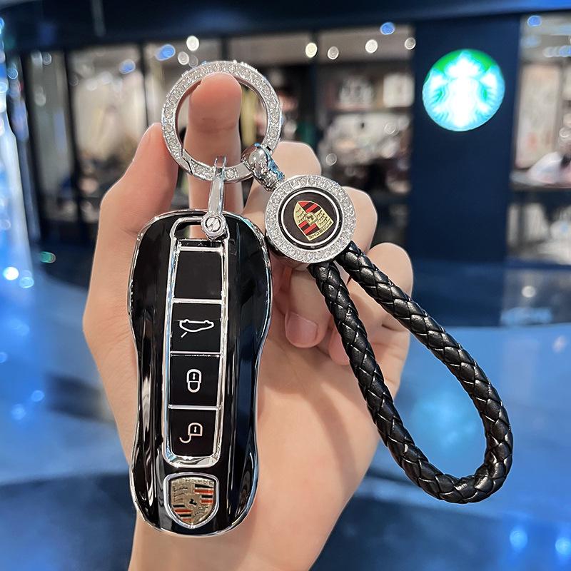 Porsche Key Shell Cover for Cayenne, Macan, Panamera, 718/911