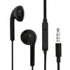 Rasta Banana RESMS3501BK Stereo Earphone Microphone with Stereo Jack for and with Switch 3.5mm Smartphones, Android, iPhones, Tablets, Black,
