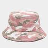 Chapeau Bob Camouflage Lavé Décoloré Respirant pour Hommes & Femmes - Chapeau Rétro Protection Solaire Aventure Jungle