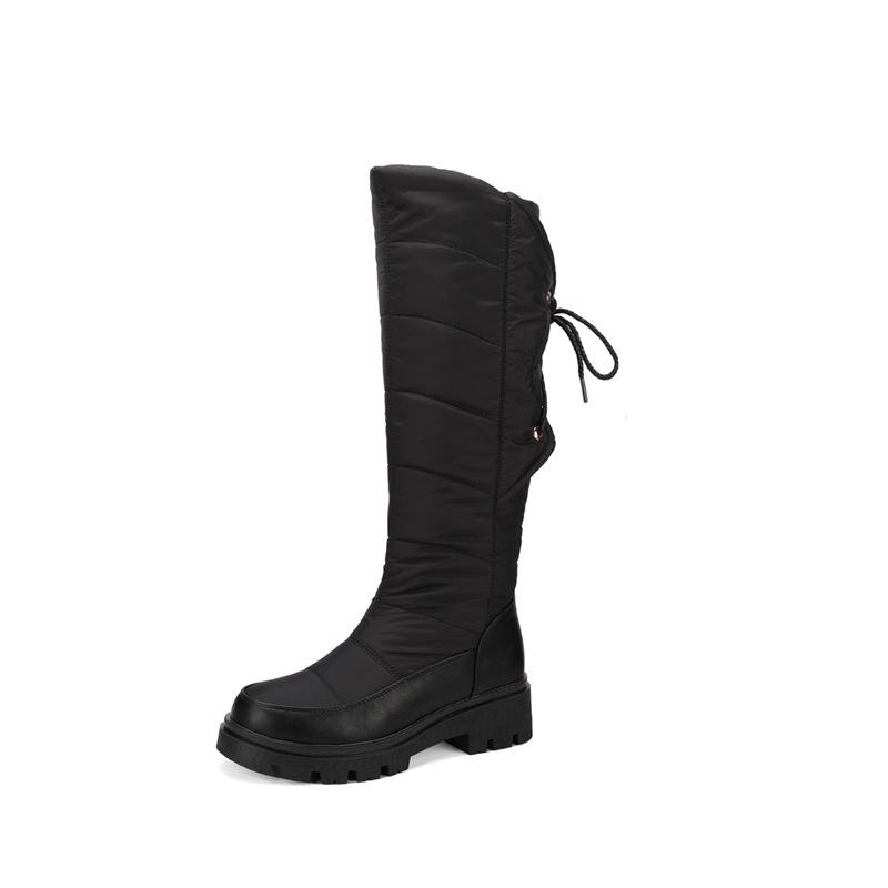 Snow Boots Autumn and Winter Piled Thick Wool Cotton Shoes Shoes Thick Sole Flat Bottom Comfortable Warm Cotton