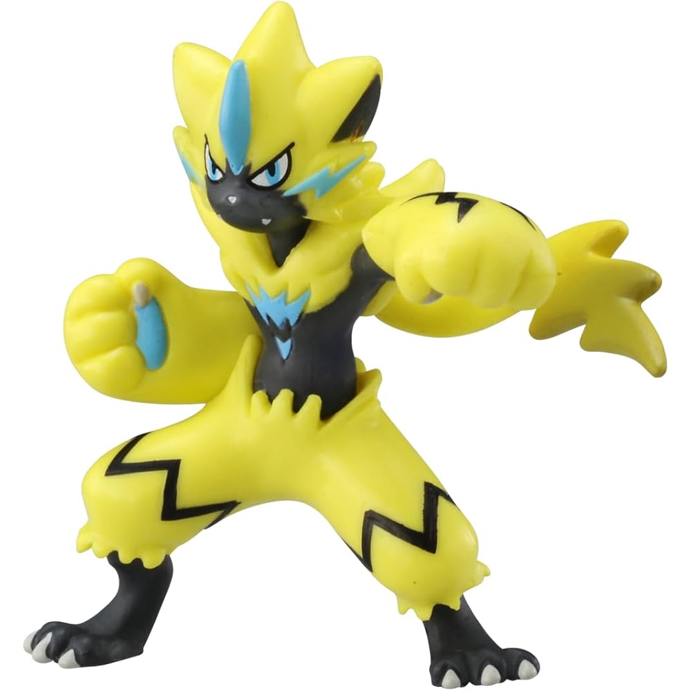 Takara Tomy Pocket Monsters Moncolle MS-09 Zeraora Collectible Figure 10cm