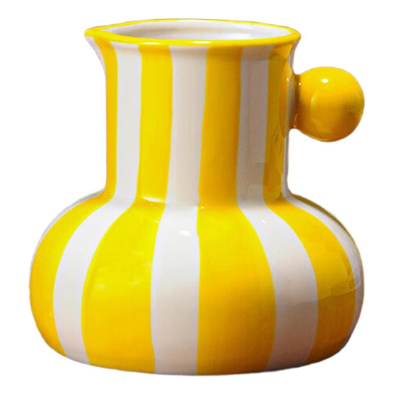 AS60-Room Aesthetic Flower Arrangement Colorful Vase Plant Pot Table Ornament Floral Decoration