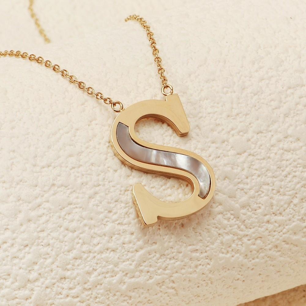 English Letter English Letter Necklace Combination Name Couple Clavicle Chain  Unisex