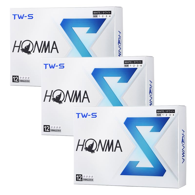 

Дюжина мячей для гольфа Honma HONMA 2024 года, модель BT2403, белые, 3 дюжины [3 комплекта] TW-S (36 штук) белый