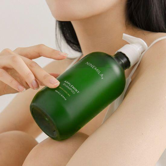 NINEMILA Apple Mint Anti-Hair Loss Shampoo for Oily Scalp 500ml