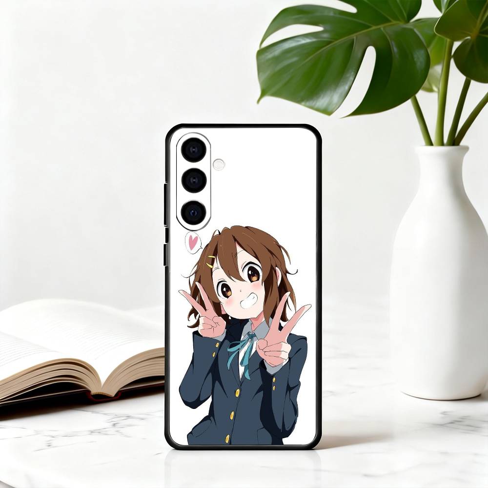 K-K-ON Music Y-Yui H-Hirasawa-yh Phone Case For Samsung Galaxy A73,A72,A71,A70,A53,A52,A51,Others Soft Black Cover