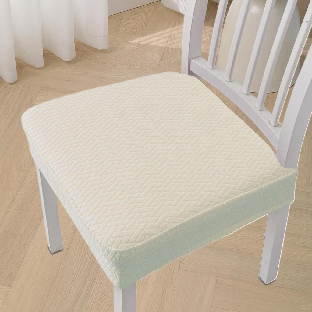Dining Room Chair Covers Stretch Dining Table Chairs Seat Covers Washable Furniture Protector For Office Farmhouse Bedroom RV