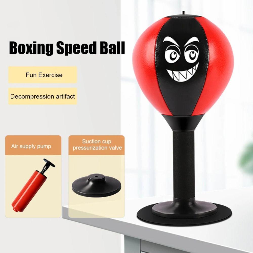 With Suction Cup Boxing Training Bag Inflatable Desk Boxing Punch Ball  Boxing Equipment