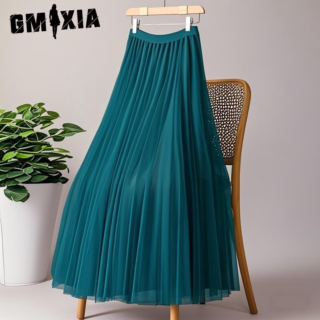 GMXIA 28 Colors Women's Fashion Casual Summer Spring Skirt
