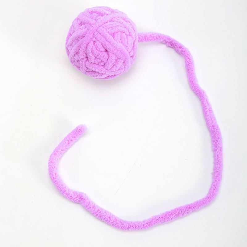 Pet Toys Colourful Woolen Balls Balls with Built-in Bells Cat Toys