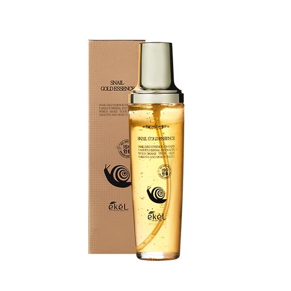 

EKEL Эссенция для лица с золотом и муцином улитки Snail Gold Essence, 150мл