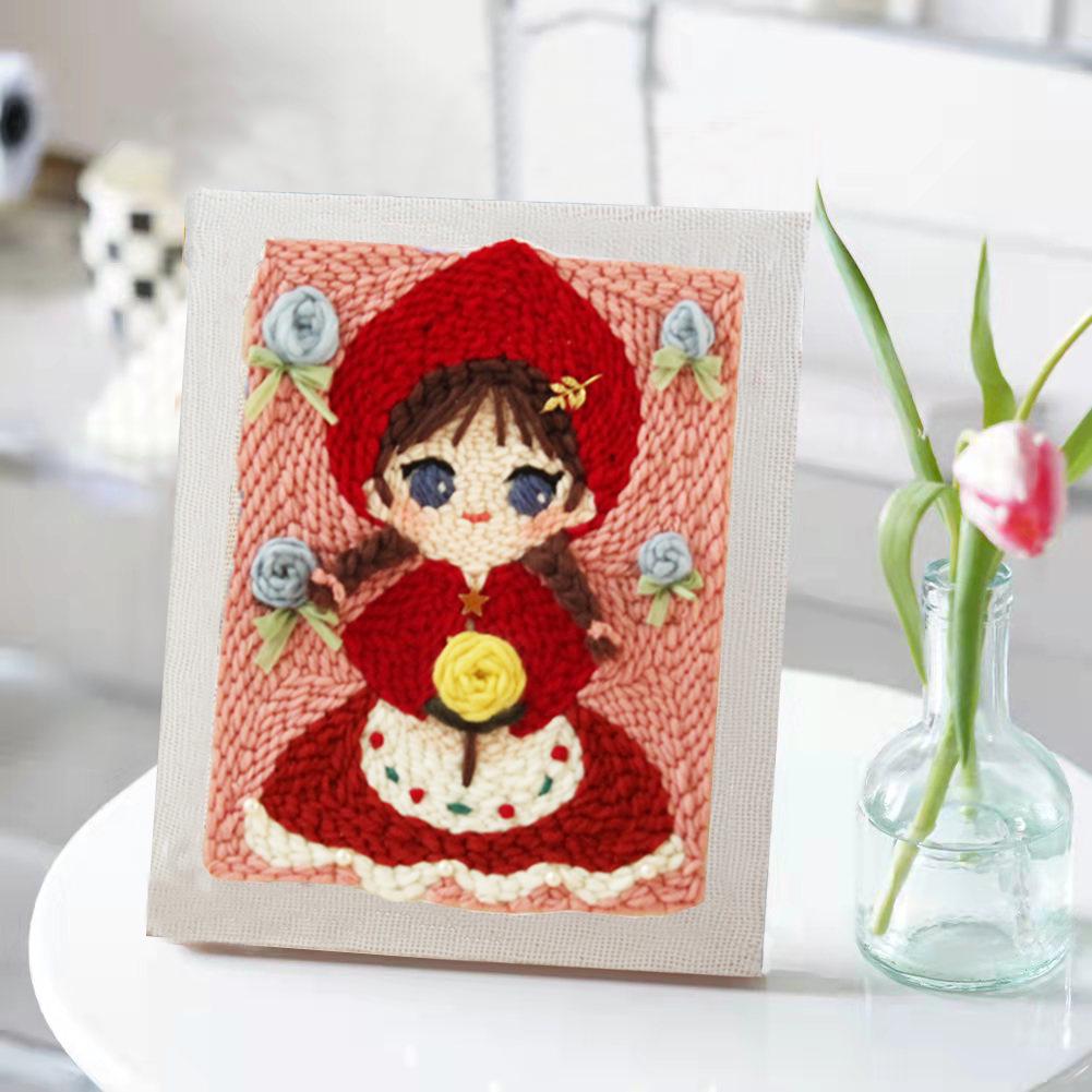 DIY Punch Needle Embroidery Kit: Russian Yarn Decorative Painting
