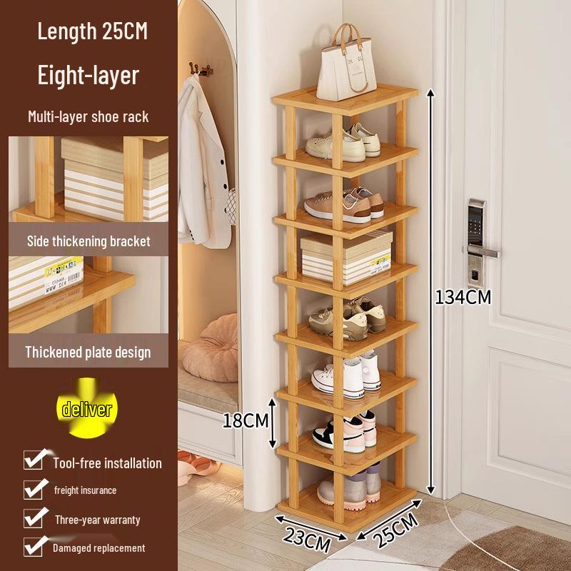 Compact Multi-Layer Shoe Rack for Doorway, Home, or Dorm - Space-Saving Under-Table Shoe Storage Cabinet